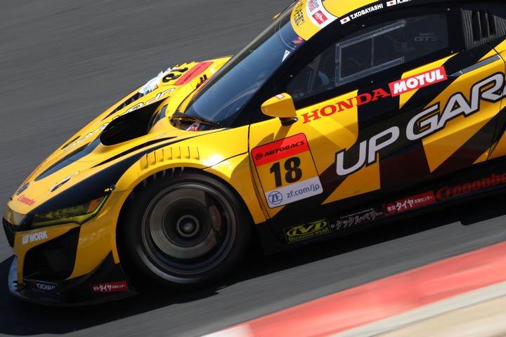 公式練習: 小林崇志（UPGARAGE NSX GT3）