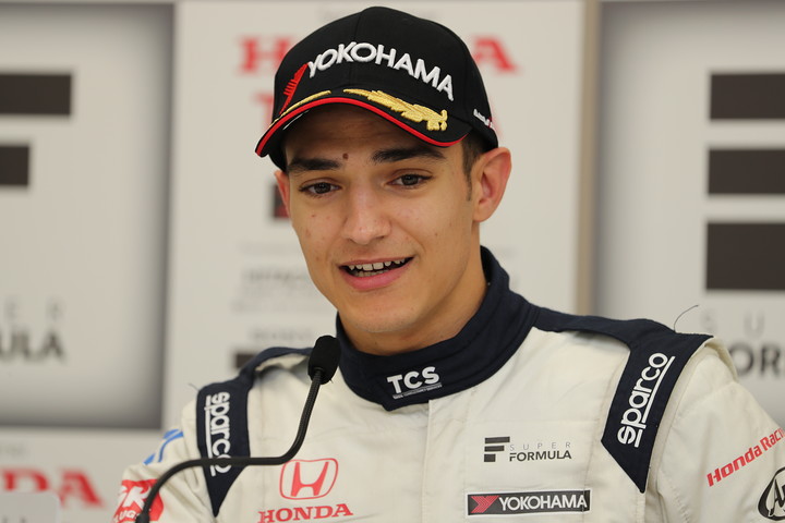 予選記者会見: 2位のアレックス・パロウ（TCS NAKAJIMA RACING）