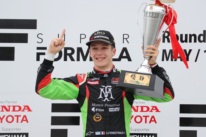 優勝したサッシャ・フェネストラス（B-Max Racing with motopark）