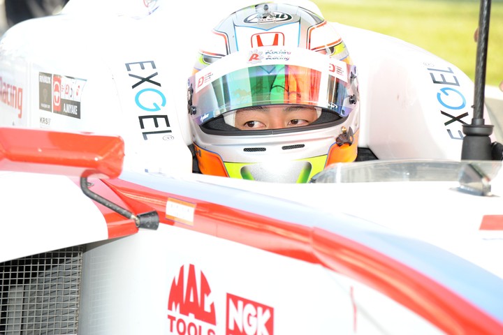 決勝3位の三宅淳詞（Hondaフォーミュラ・ドリーム・プロジェクト）