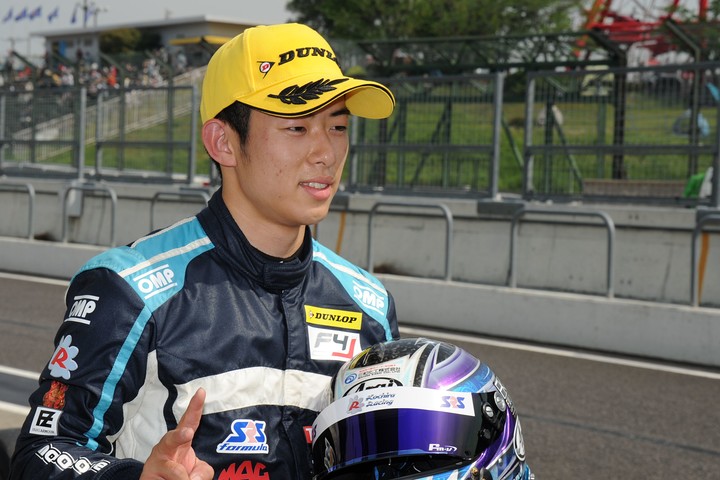 優勝した太田格之進（Hondaフォーミュラ・ドリーム・プロジェクト）