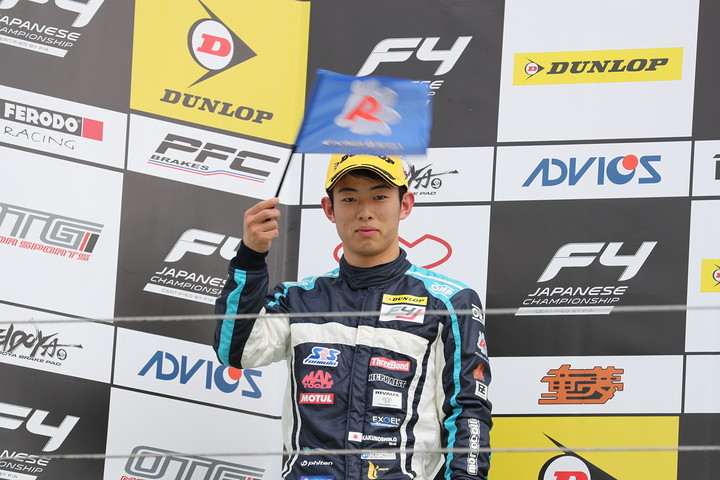 決勝2位の太田格之進（Hondaフォーミュラ・ドリーム・プロジェクト）