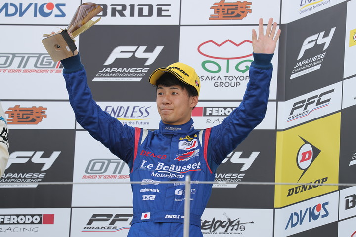 決勝3位の川合孝汰（Le Beausset Motorsports）