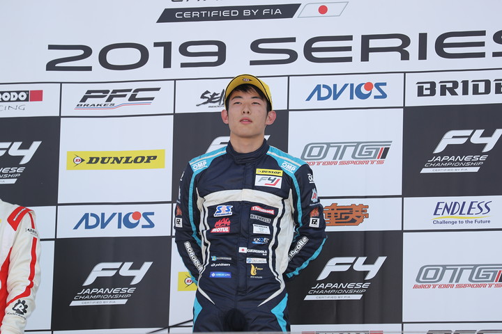 優勝した太田格之進（Hondaフォーミュラ・ドリーム・プロジェクト）