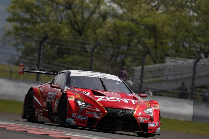 公式練習: 石浦宏明（ZENT CERUMO LC500）