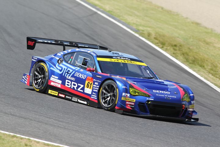 公式練習: GT300クラストップタイムの井口卓人／山内英輝組（SUBARU BRZ R&D SPORT）