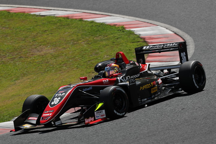 第6戦予選3位、第7戦予選2位の宮田莉朋（カローラ中京Kuo TOM'S F317）