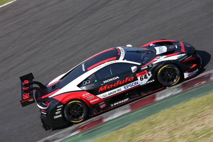 公式練習: ナレイン・カーティケヤン／牧野任祐組（Modulo Epson NSX-GT）