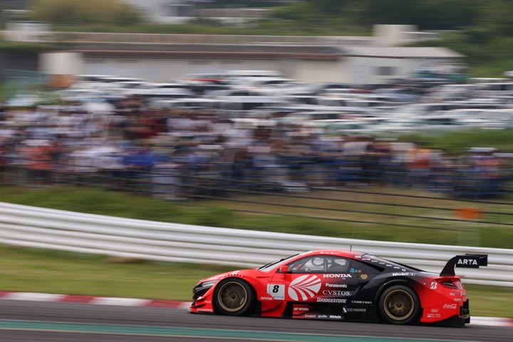 決勝レース: 野尻智紀／伊沢拓也組（ARTA NSX-GT）