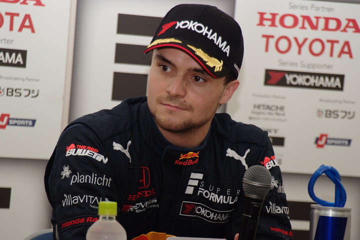 予選記者会見: 3位のルーカス・アウアー（B-Max Racing with motopark）