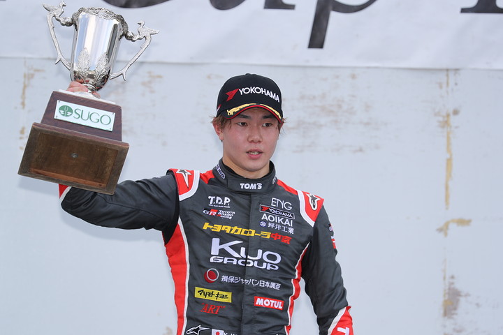 決勝3位の小高一斗（カローラ中京Kuo TEAM TOM'S）