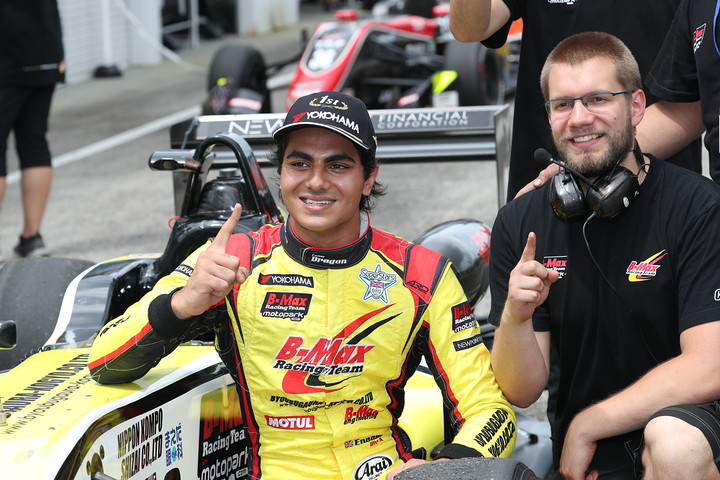 優勝したエナム・アーメド（B-Max Racing with motopark）