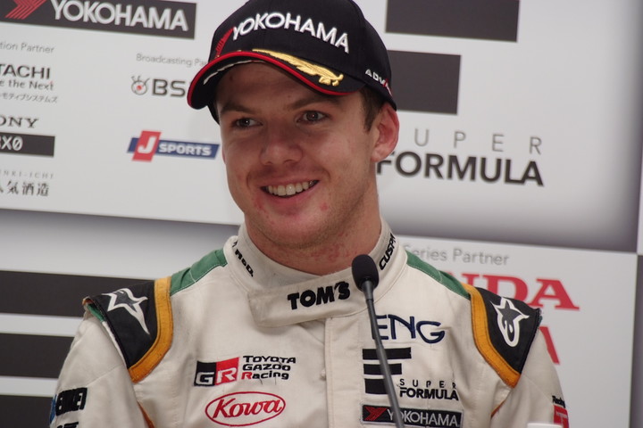 決勝記者会見: 3位のニック・キャシディ（VANTELIN TEAM TOM’S）