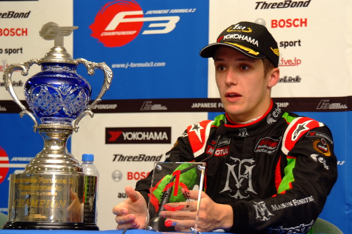 2019年全日本F3チャンピオンのサッシャ・フェネストラズ（B-Max Racing with motopark）