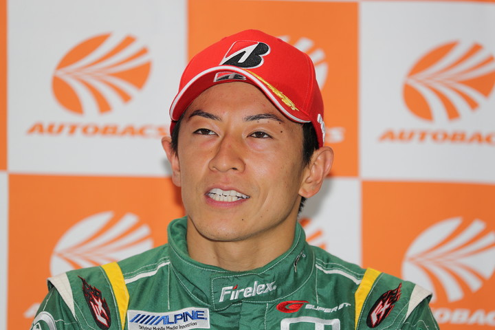 決勝記者会見: GT300クラスポールポジションの吉田広樹（埼玉トヨペット Green Brave）