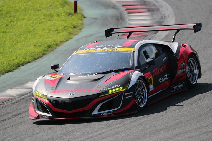 GT300クラス決勝3位は道上龍／大津弘樹組（Modulo KENWOOD NSX GT3）