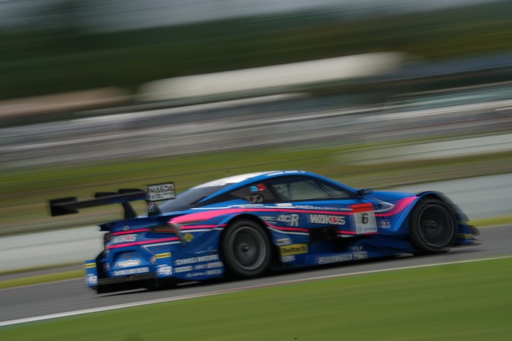 練習走行: 大嶋和也／山下健太組（WAKO'S 4CR LC500）