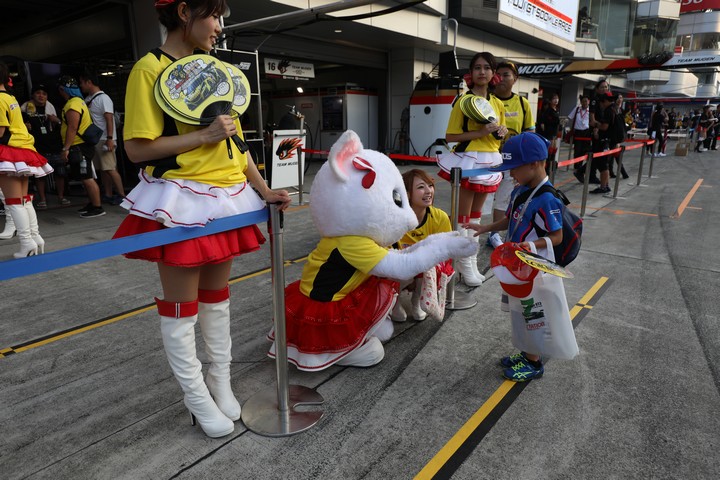 GTキッズウォーク: 白猫レースクイーン、アップちゃん