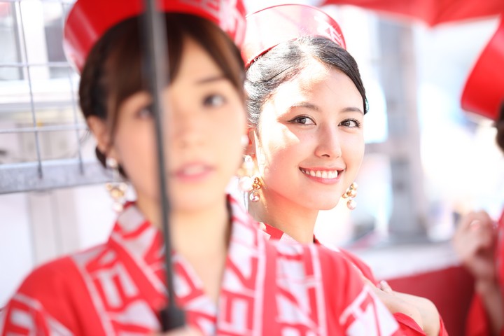 ピットウォーク: レースクイーン