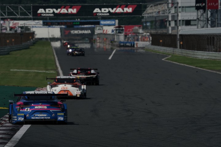 決勝レース: 大嶋和也／山下健太組（WAKO'S 4CR LC500）