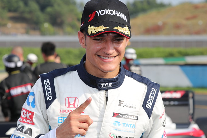 ポールポジションを獲得したアレックス・パロウ（TCS NAKAJIMA RACING）