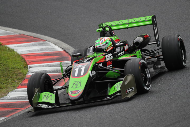 第19戦、第20戦とも予選2位のサッシャ・フェネストラズ（B-Max Racing with motopark F3）