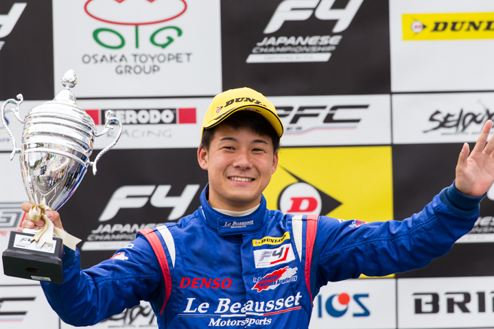 決勝3位の川合孝汰（Le Beausset Motorsports）