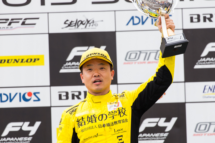 インディペンデントカップ優勝の佐藤セルゲイビッチ（FIELD MOTORSPORTS）