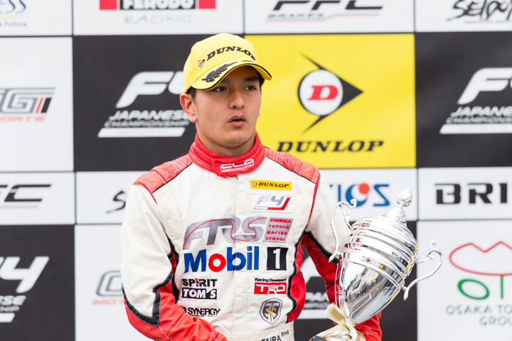 決勝3位の平良響（TOM'S SPILIT）