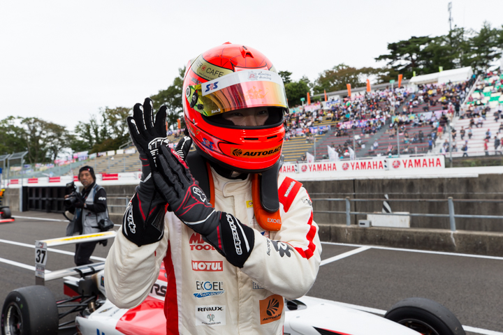 優勝した佐藤蓮（Hondaフォーミュラ・ドリーム・プロジェクト）