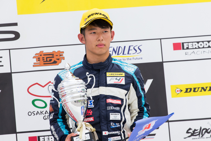 決勝3位の太田格之進（Hondaフォーミュラ・ドリーム・プロジェクト）