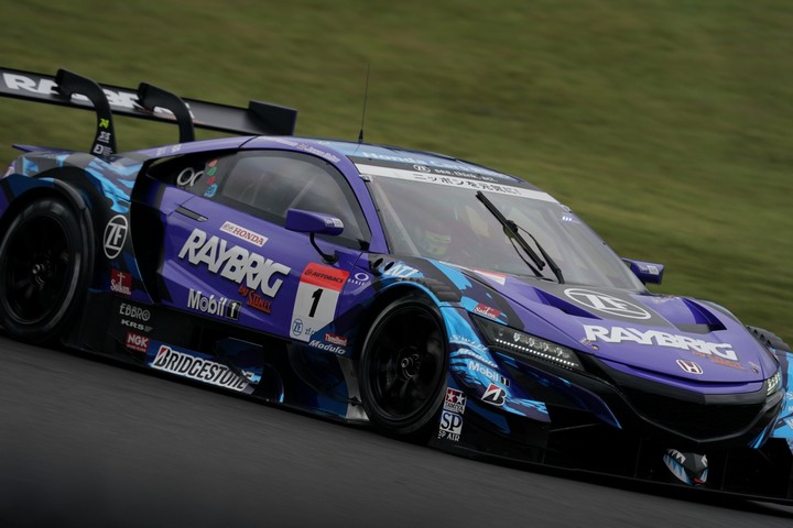 公式予選: ジェンソン・バトン（RAYBRIG NSX-GT）