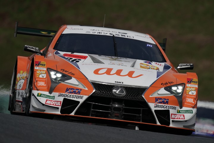 公式練習: 関口雄飛（au TOM'S LC500）