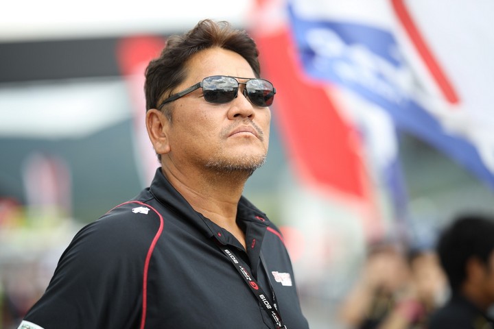 スタート進行: 大魔神・佐々木主浩氏（D'station Racing AMR）