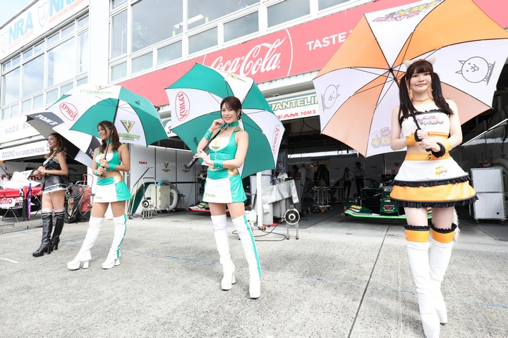 ピットウォーク: レースクイーン