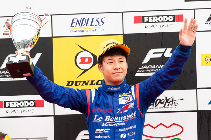 決勝2位の川合孝汰（Le Beausset Motorsports）