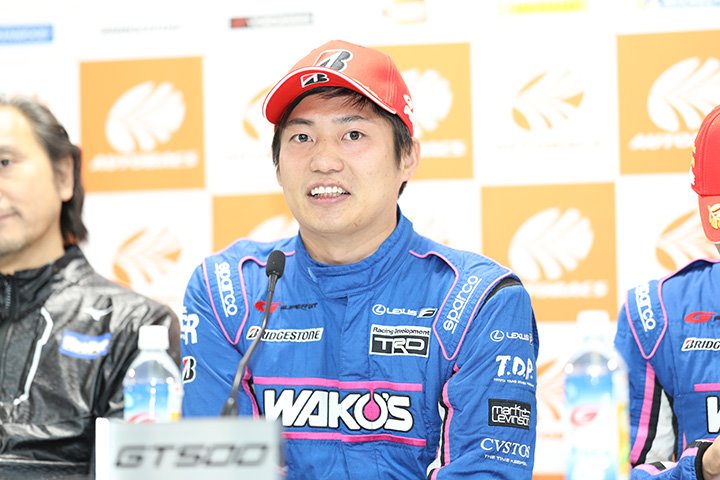 シリーズ記者会見: GT500クラスでチャンピオンを獲得した大嶋和也（LEXUS TEAM LEMANS WAKO'S）