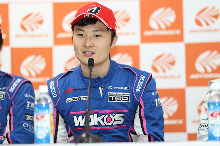 シリーズ記者会見: GT500クラスでチャンピオンを獲得した山下健太（LEXUS TEAM LEMANS WAKO'S）