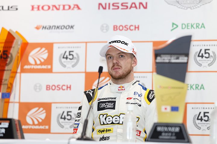 SGTxDTM交流戦レース1記者会見: 優勝したニック・キャシディ（LEXUS TEAM KeePer TOM'S）