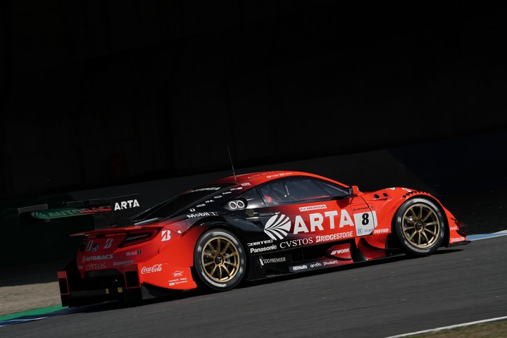 公式練習: 野尻智紀／伊沢拓也組（ARTA NSX-GT）
