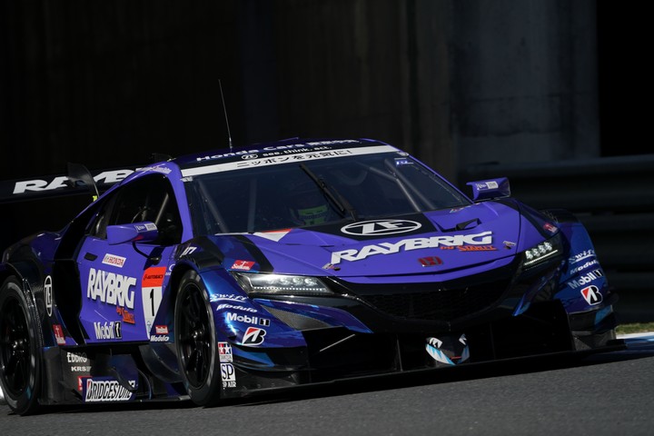 公式練習: ジェンソン・バトン（RAYBRIG NSX-GT）