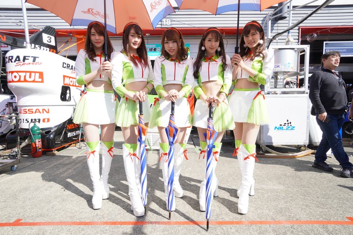 ピットウォーク: レースクイーン