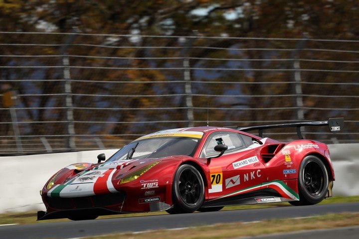 スプリントカップレース2: 決勝4位は河野駿佑／菅波冬悟組（LMcorsa Ferrari 488 GT3）
