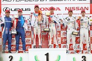 GT500クラスの表彰式