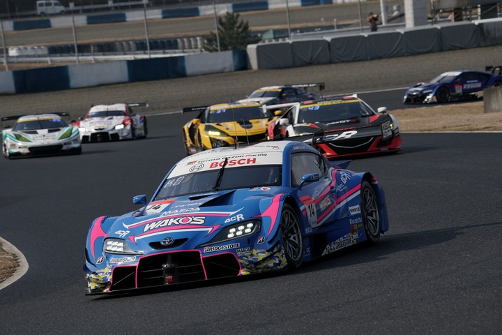 公式テスト岡山3回目: 大嶋和也／坪井翔組（WAKO'S 4CR GR Supra）