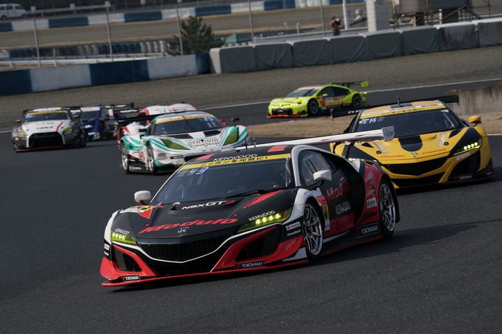 公式テスト岡山3回目: 道上龍／ジェイク・パーソンズ組（Modulo KENWOOD NSX GT3）