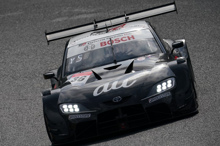 公式テスト岡山3回目: 関口雄飛／サッシャ・フェネストラズ組（au TOM'S GR Supra）