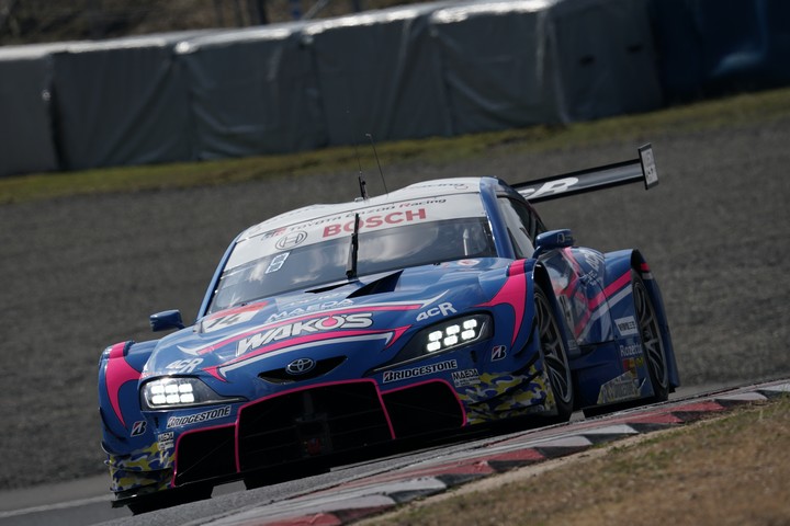 公式テスト岡山3回目: 大嶋和也／坪井翔組（WAKO'S 4CR GR Supra）