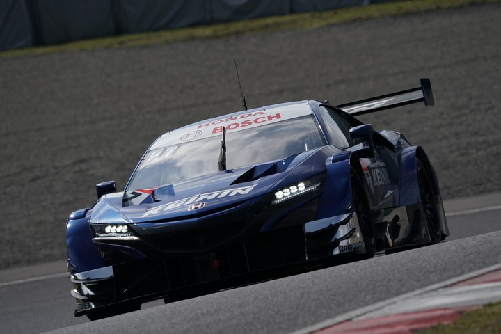 公式テスト岡山3回目: 塚越広大／ベルトラン・バゲット組（KEIHIN NSX-GT）