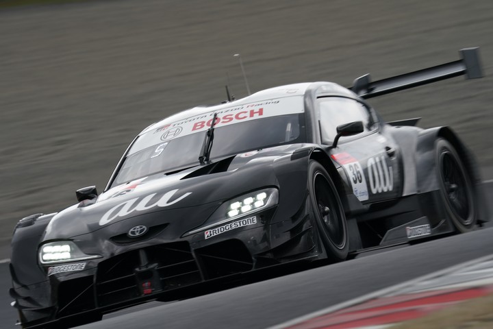 公式テスト岡山3回目: 関口雄飛／サッシャ・フェネストラズ組（au TOM'S GR Supra）